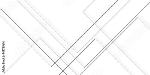 Abstract industrial Design random lines black on white background.Geometric seamless minimalist pattern with straight lines design.luxury black geometric random chaotic lines.squares and triangle line
