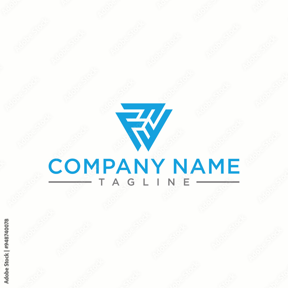 the creative design lines the FFF triangle shape and the triangle logo with the letter design for corporate identity. the creative design lines the FFF triangle shape and the triangle logo with the letter design for corporate identity.