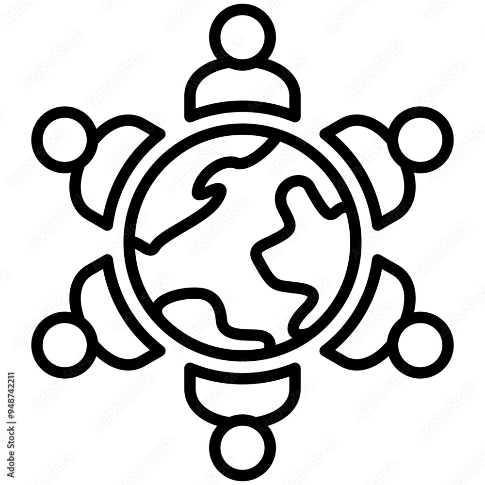 Obraz premium Surrounding Icon