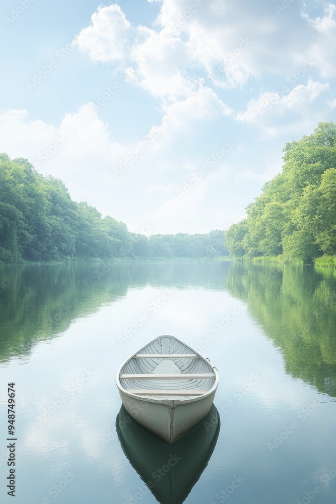 Serene experiences unfold during a calming boat journey across glassy