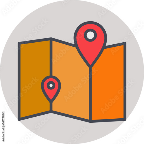Free Download Map Vector Icon - GFXLoad