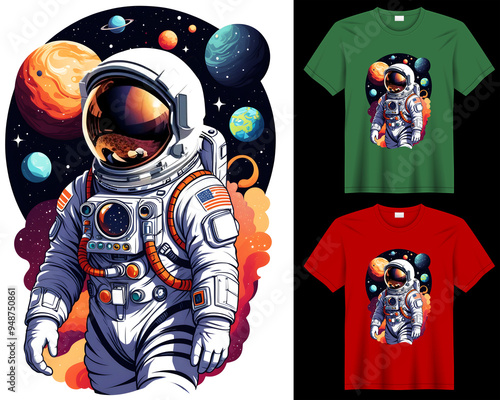 Photography astronaut, clean background, Png for Sublimation Printing, T-shirt Design Clipa