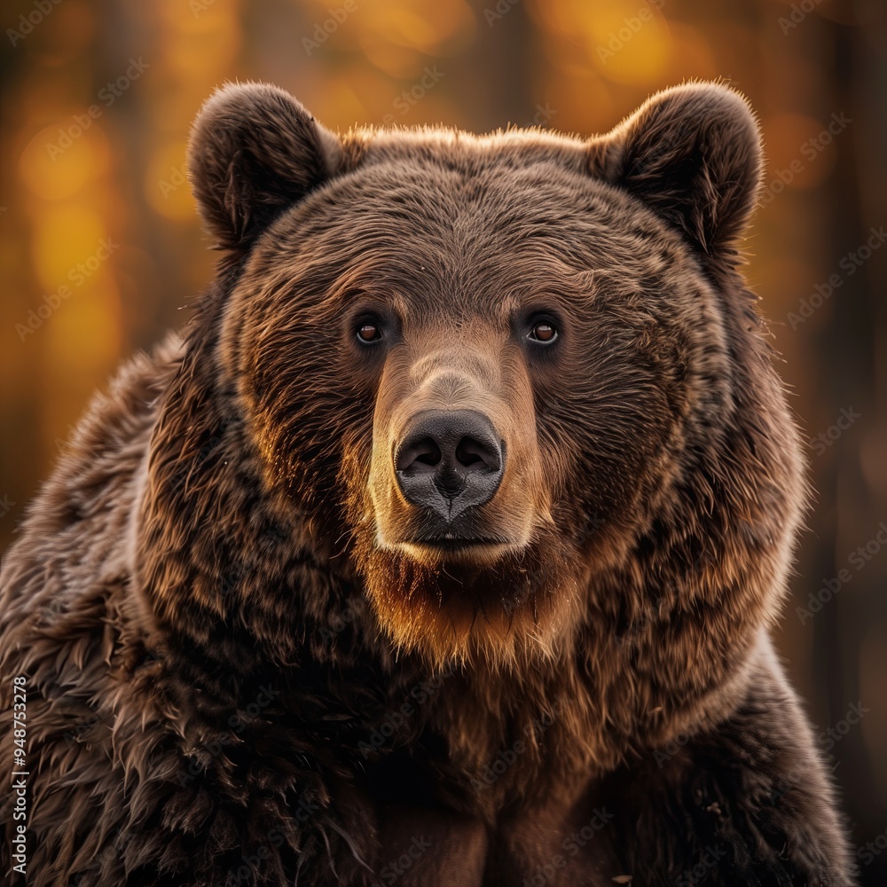 close up beautiful grizzly bear with a glossy, detailed coat and a serene expression, gently blurred forest setting, soft, close up beautiful grizzly bear with a glossy, detailed coat and a serene expression, gently blurred forest setting, soft,