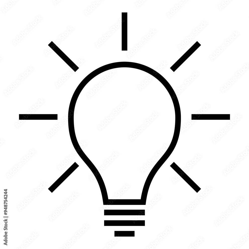 light icon. Light bulb icon vector. symbol of brilliant idea. light icon. Light bulb icon vector. symbol of brilliant idea.