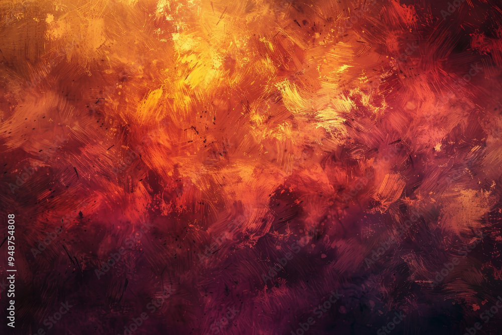 A red and orange background with splatters of paint A red and orange background with splatters of paint