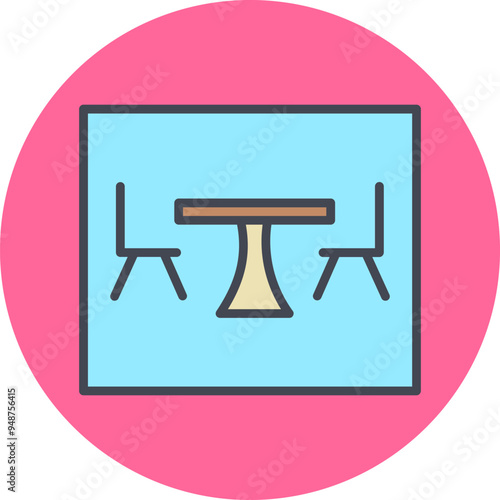 Canteen Vector Icon