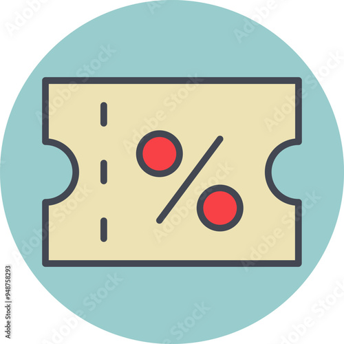 Coupon Vector Icon