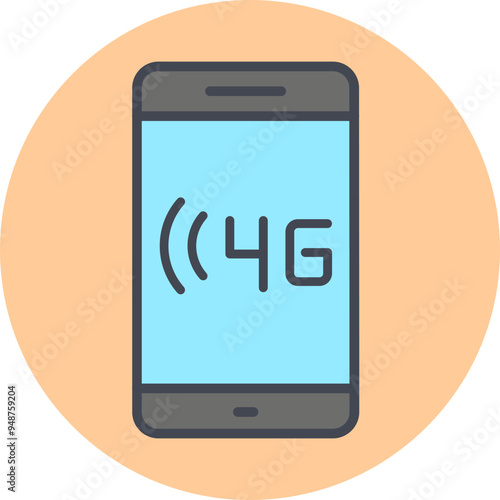 4G Vector Icon