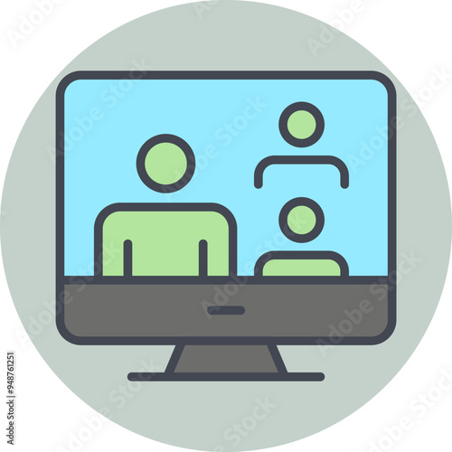 Videocall Vector Icon