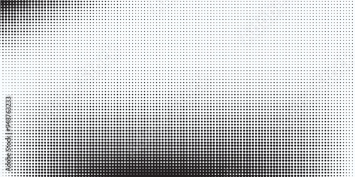 Wave halftone pattern. Halftone dots background. Vector