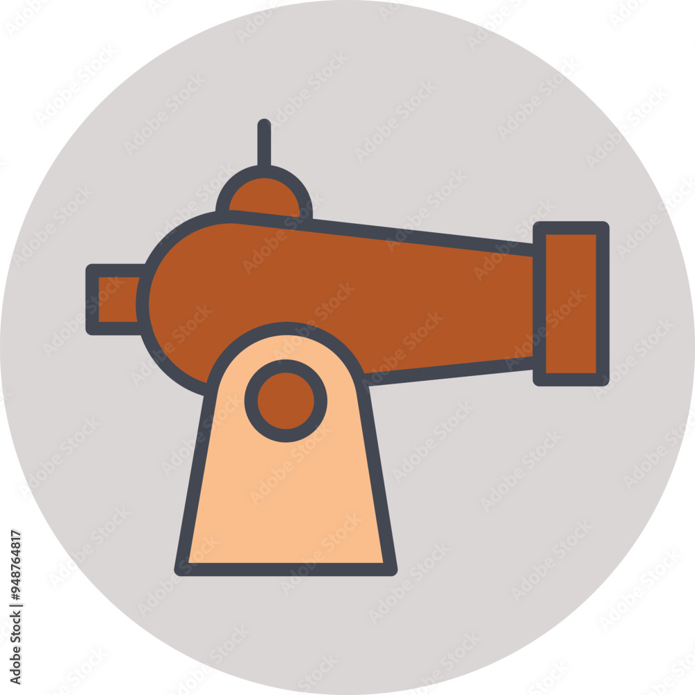 Cannon Vector Icon Cannon Vector Icon