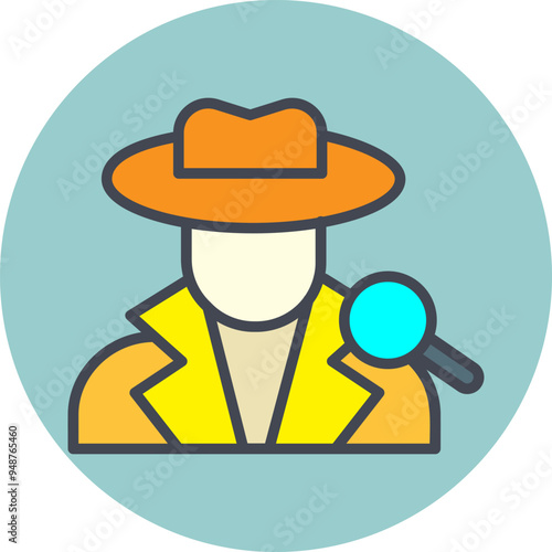 Detective Vector Icon