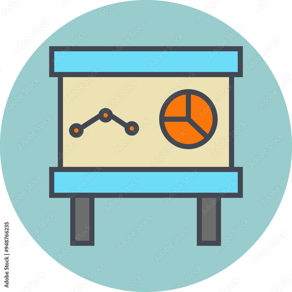 Presentation Vector Icon Presentation Vector Icon