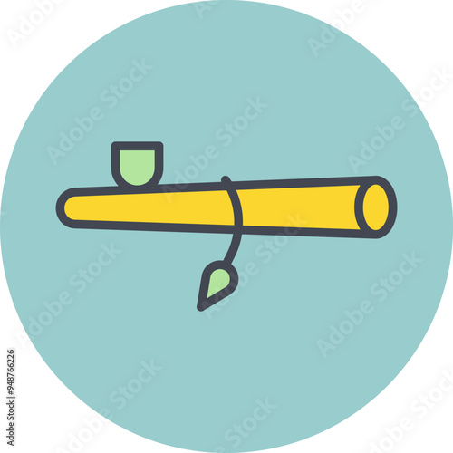 Pipe Of Peace Vector Icon