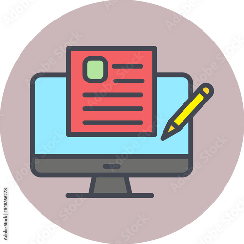 Blog Vector Icon