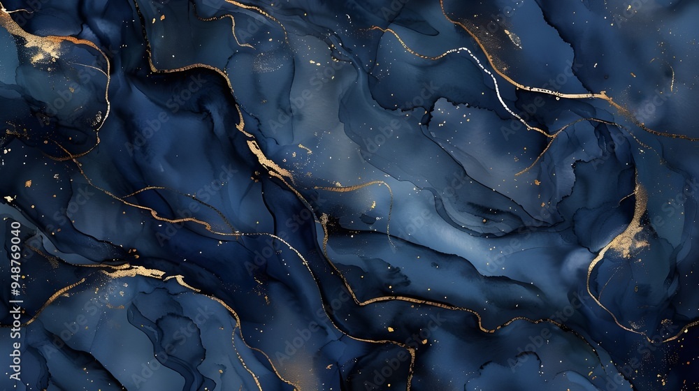 luxury wallpaper dark seamless texture premium background alcohol ink 3d illustration hand painted watercolor art black deep blue colors trendy golden pattern for stylish mural paper cloth luxury wallpaper dark seamless texture premium background alcohol ink 3d illustration hand painted watercolor art black deep blue colors trendy golden pattern for stylish mural paper cloth