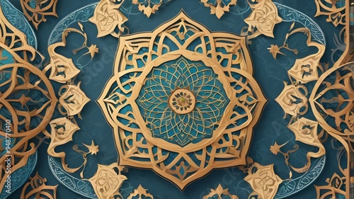 Islamic motif texture