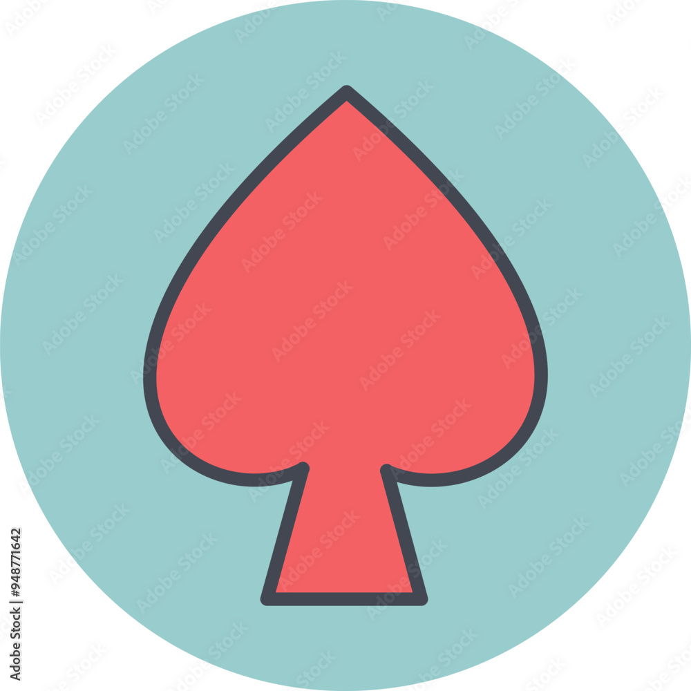Spade Vector Icon Spade Vector Icon