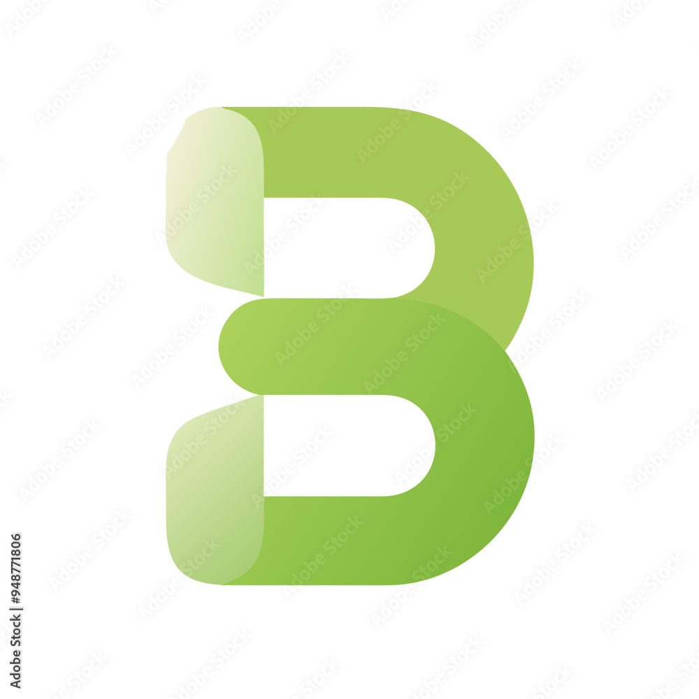 Modern Minimalistic Vector Logo Featuring the Letter B with Geometric Design and Clean Lines Modern Minimalistic Vector Logo Featuring the Letter B with Geometric Design and Clean Lines