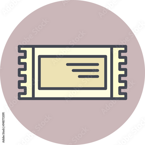 Tickets Vector Icon