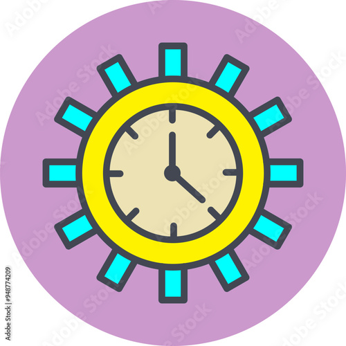 Time Optimization Vector Icon