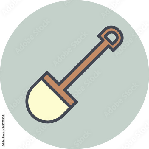 Hand Shovel Vector Icon