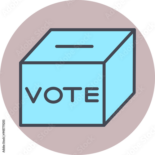 Ballot Box Vector Icon