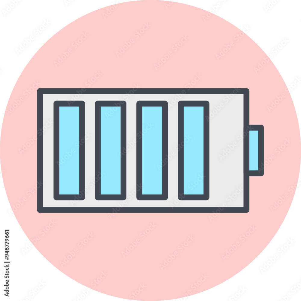 Charging Cell Vector Icon Charging Cell Vector Icon