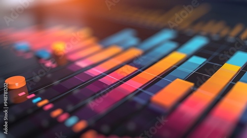 Wallpaper Mural A detailed bar graph showing the distribution of revenue across different regions. Torontodigital.ca