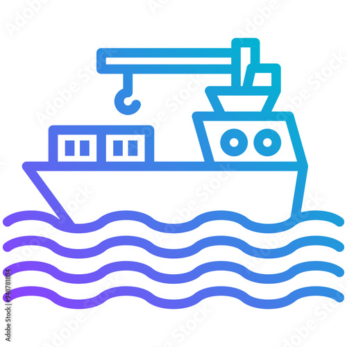 Cargo Shiping Icon