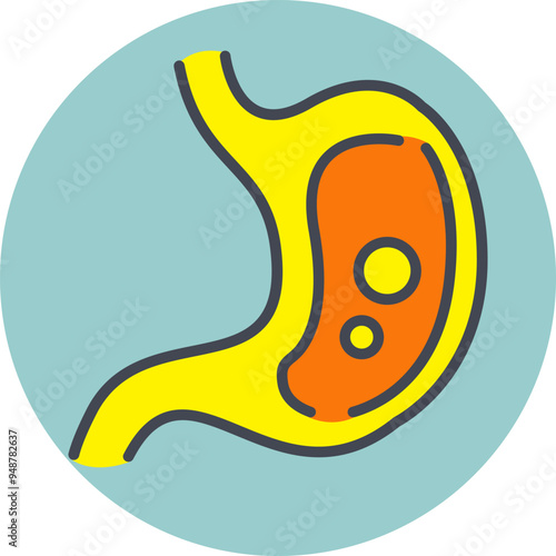 Stomach Vector Icon