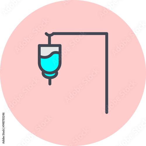 Medical Drip Vector Icon