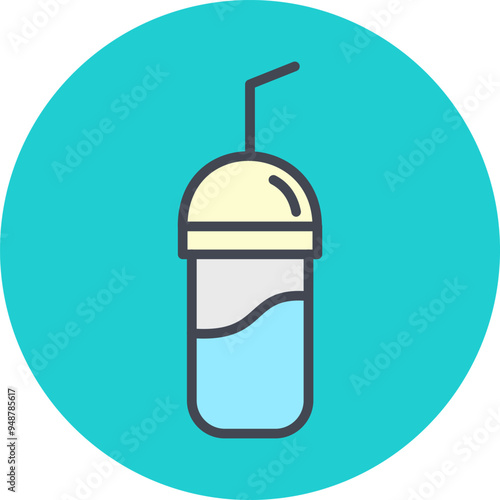 Wallpaper Mural Chocolate Shake Vector Icon Torontodigital.ca