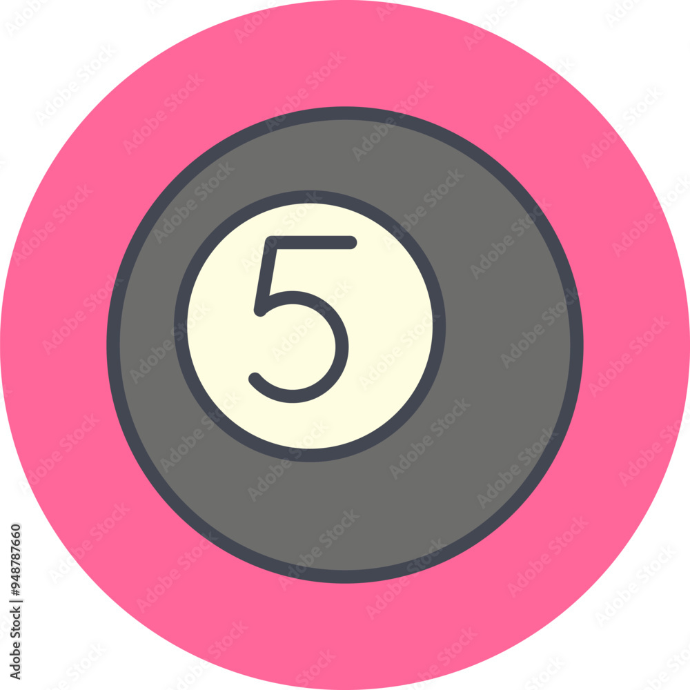 Pool Balls Vector Icon