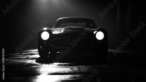 Black and white Car photography