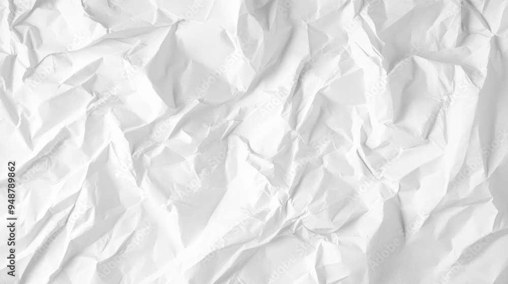Crumpled White Paper Texture Crumpled White Paper Texture