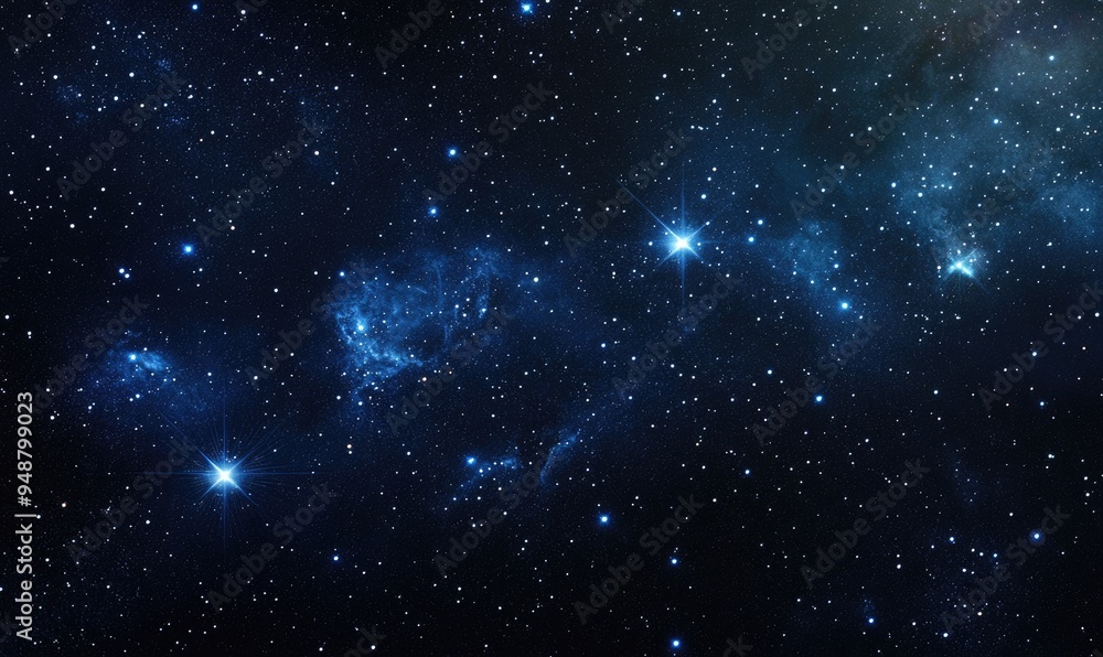 Fototapeta premium Auriga constellation standing out against the night sky