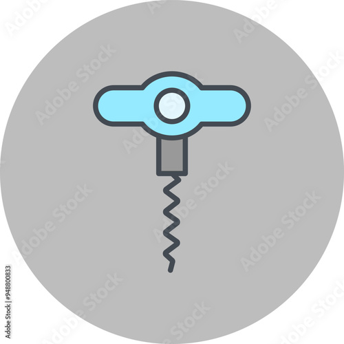 Wine Opener Vector Icon