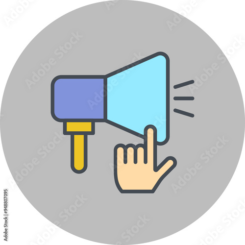 Call to Action Vector Icon