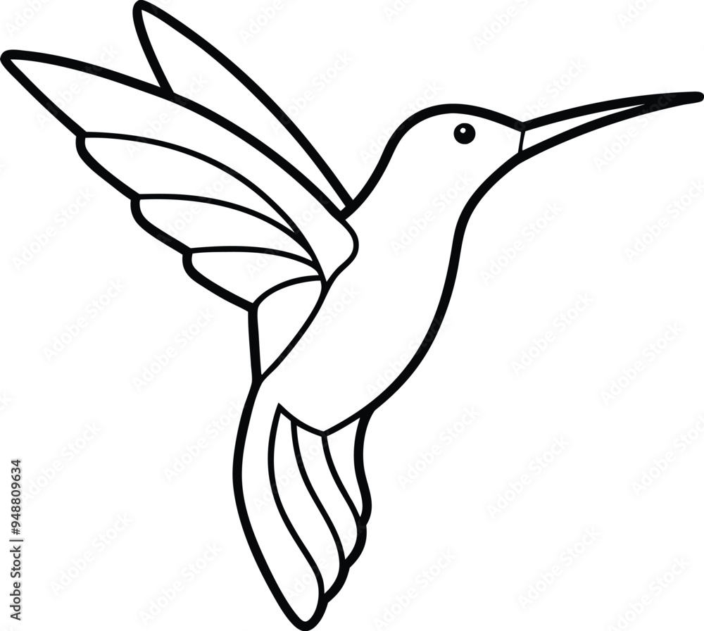 Obraz premium Playful bird vector design for young artists