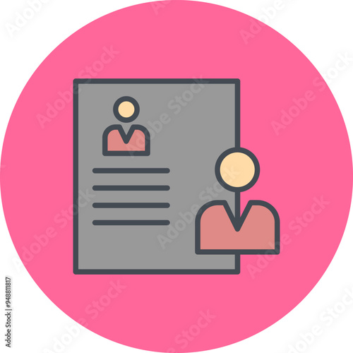 HR Policy Vector Icon