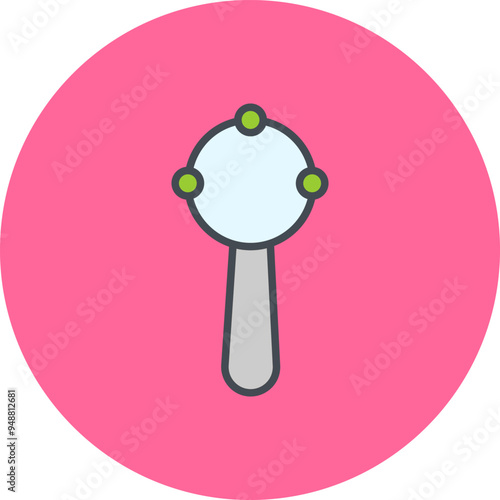 Rattles & Toys Vector Icon
