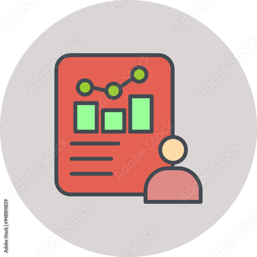 Engagement Metrics Vector Icon