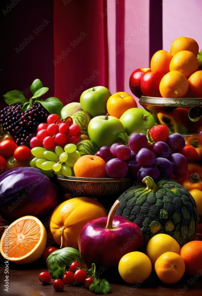 colorful vibrant elements designed enhance culinary narratives create captivating food experiences, appetizing, arrangement, artistic, background, bite colorful vibrant elements designed enhance culinary narratives create captivating food experiences, appetizing, arrangement, artistic, background, bite