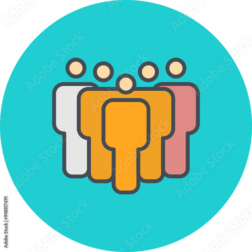 Diversity and Inclusion Vector Icon