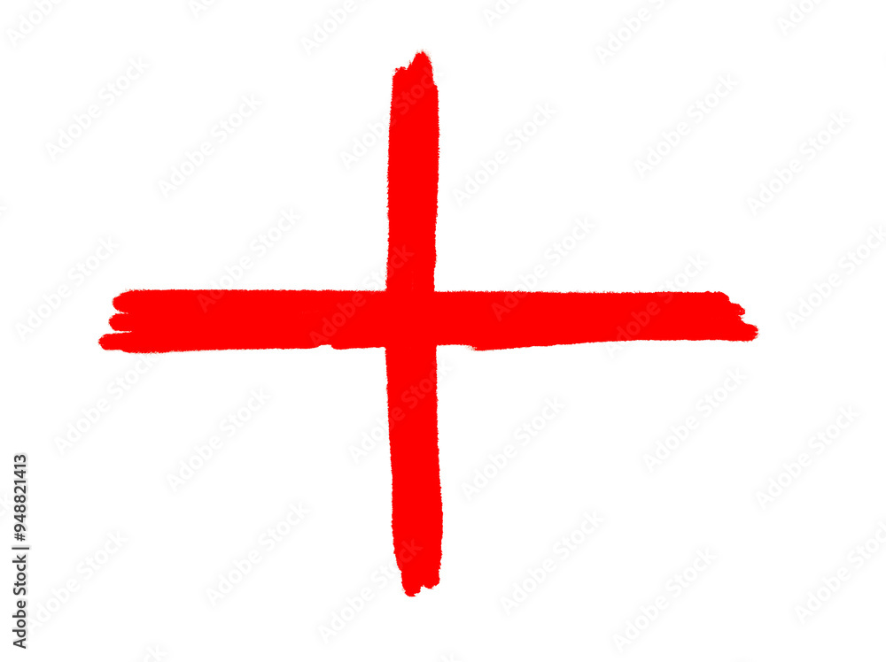 Obraz premium Bright represent the england flag, This vibrant design