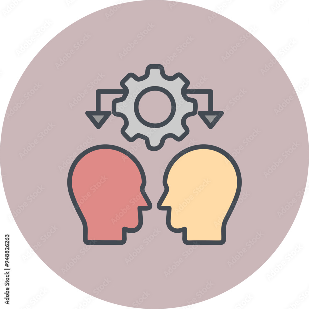 Conflict Management Vector Icon Conflict Management Vector Icon