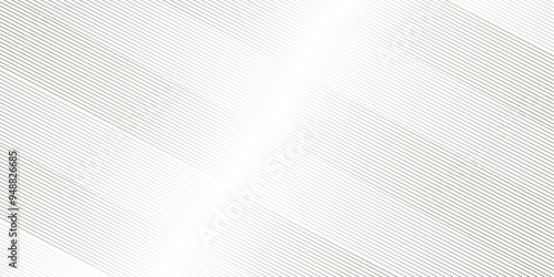 	
Abstract thin black and white gradient silver tech stripe diagonal line vector carve wave minimal texture. vector illustration monochrome stripe pattern technology web graphic design.