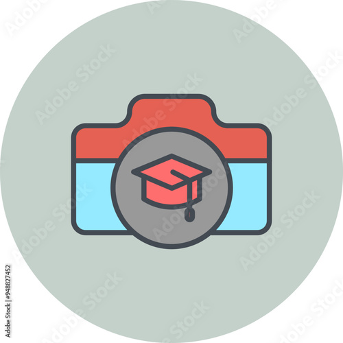 Photography Education Vector Icon
