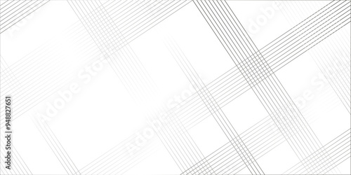 Abstract thin black and white gradient silver tech stripe diagonal line vector carve wave minimal texture. vector illustration monochrome stripe pattern technology web graphic design.